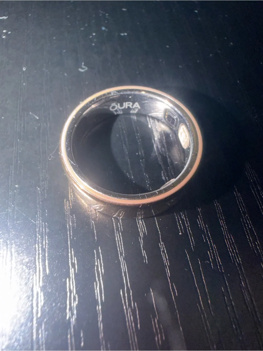 Oura White Magnetic Charger Pad with Subtle Silver Trim